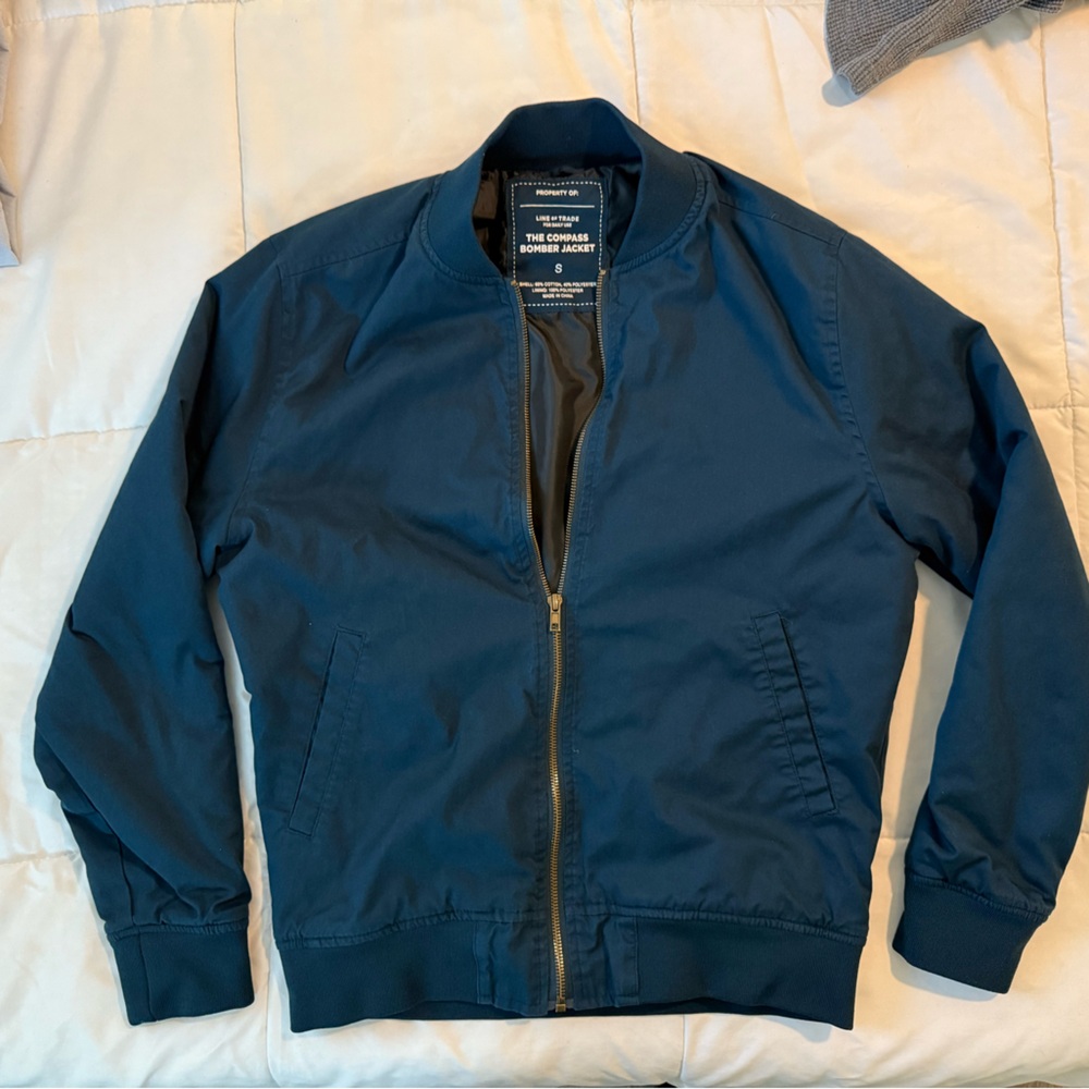 Classic Men's Navy Bomber Jacket